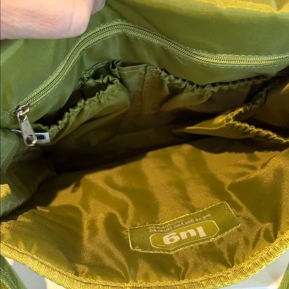 Lug Moped crossbody bag RFID puffer bag green medium NWOT - Picture 9 of 12